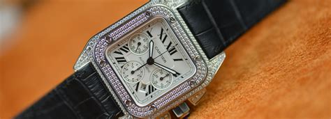 cartier santos chronograph replica|cartier santos chronograph review.